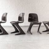 Dining chairs ‘Z-chair’ by Ernst Moeckl