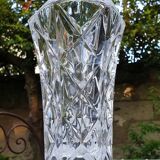Hexagonal crystal vase from Arques