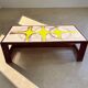 Danish coffee table with ceramic top on wenge frame, 1970s