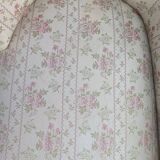 Ensemble méridienne et fauteuil crapaud Napoléon III