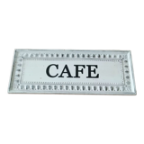 Sheet advertising plate