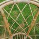 Salon jardin rotin osier 3 pièces 1960 70