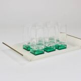 United Workshops Rigitulle brass and perforated metal plateau, Germany, 1970s