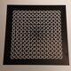 Vasarely silkscreen print - "Deep Kinetics" - 3D Illusion & Black and White