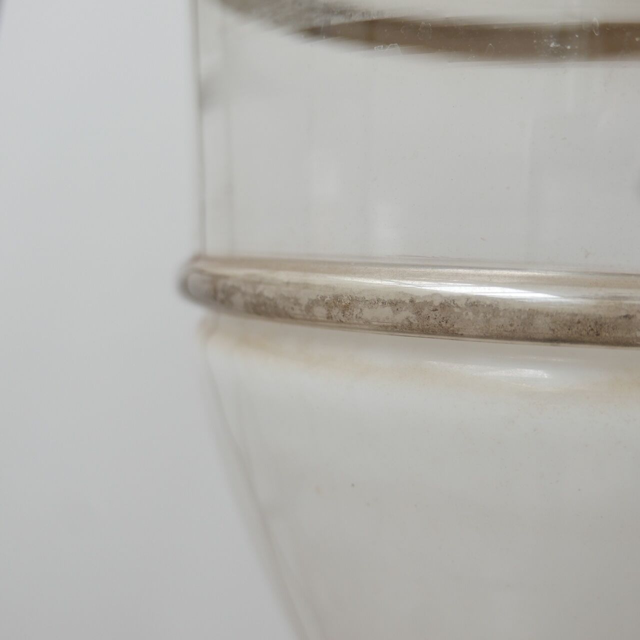 German Antique Three Part Large Pendant Light