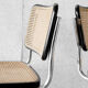 Paire de chaises cesca B32 noires par Marcel Breuer