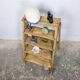 Escabeau vintage en bois massif