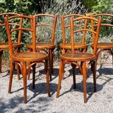 6 Horgen-Glarus bistro chairs 20s