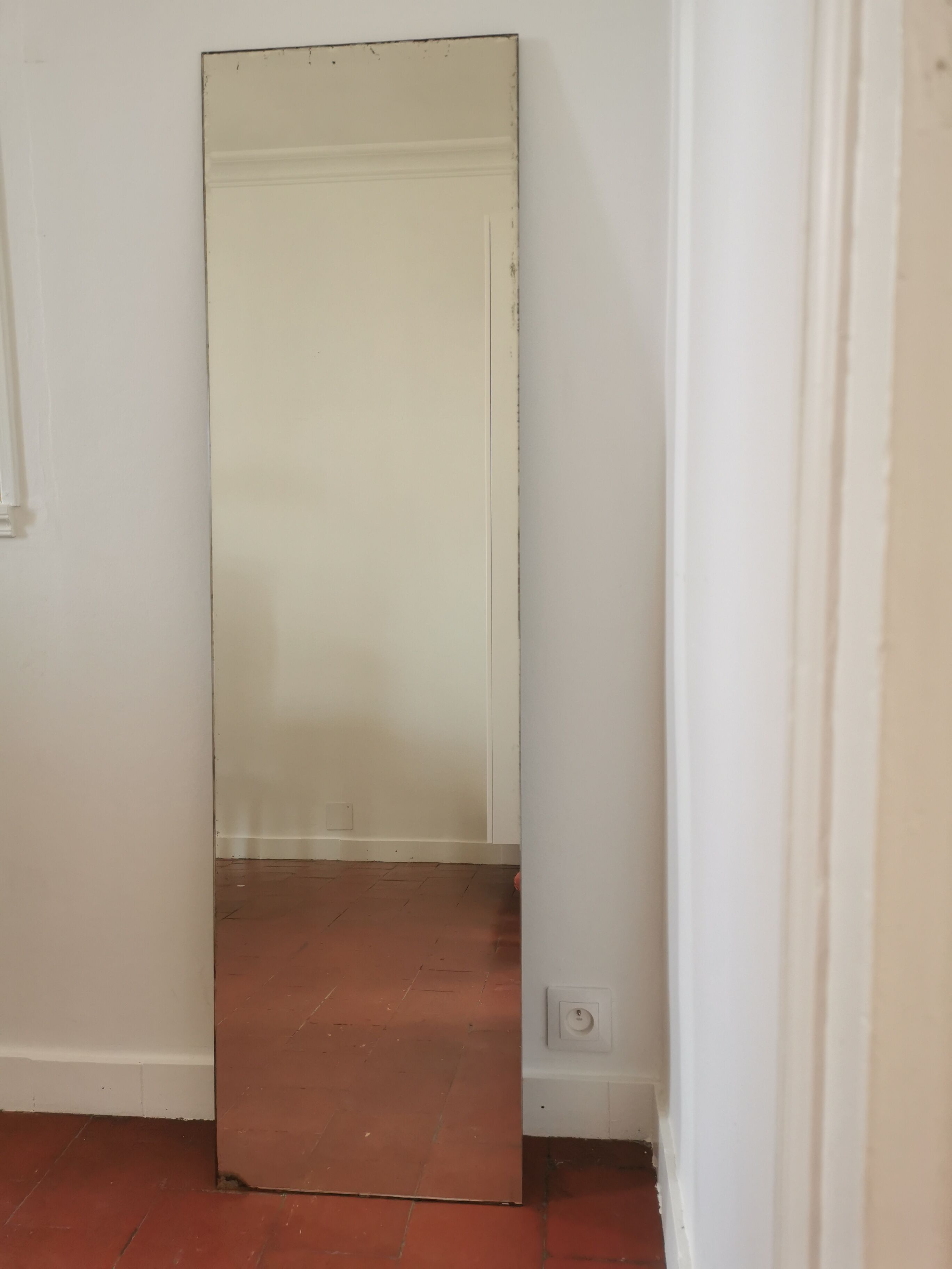 Art Deco beveled mirror