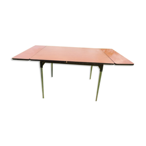 Table en formica avec deux rallonges