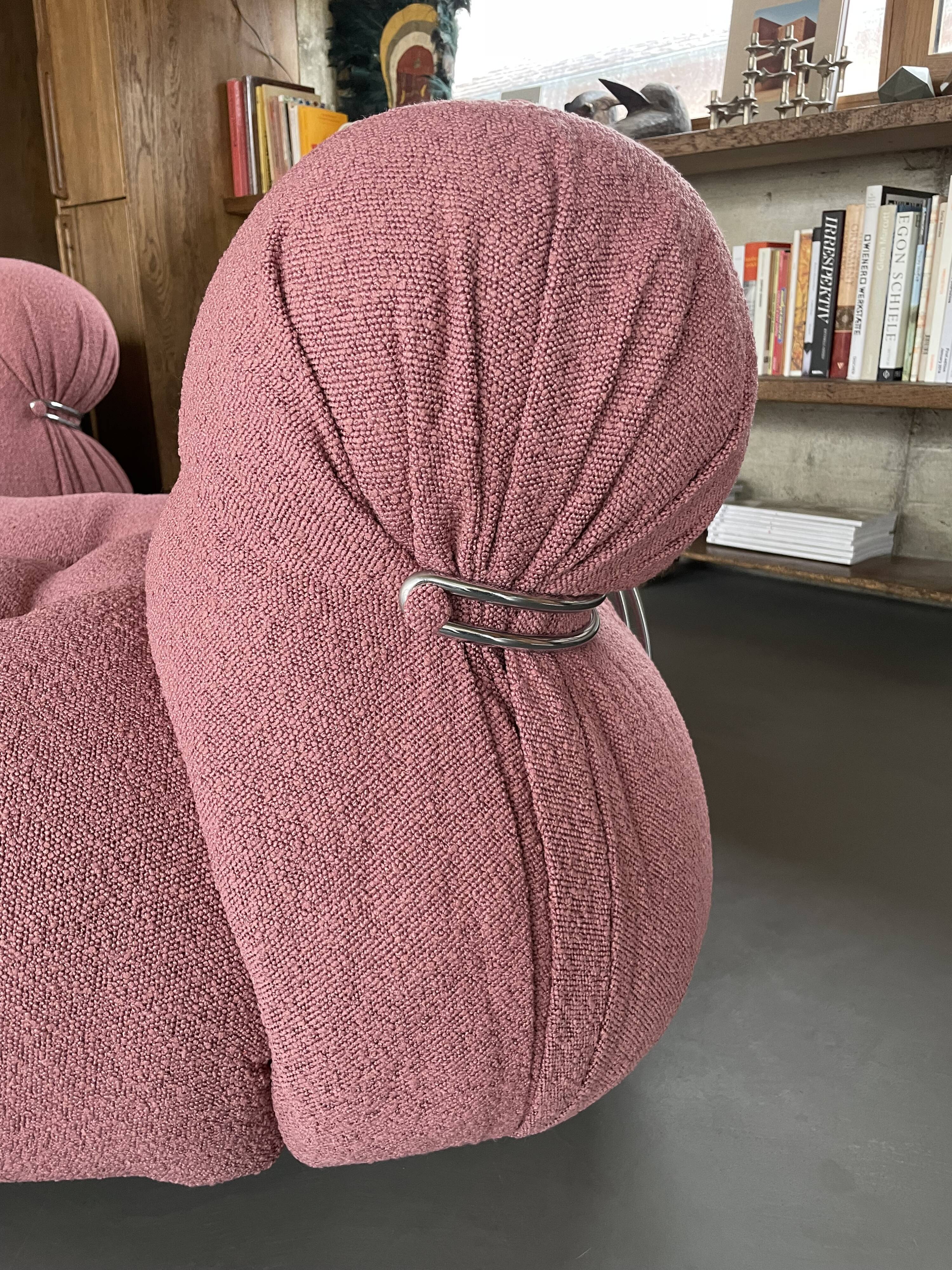 Armchair Soriana Afra and Tobia Scarpa 60s Cassina