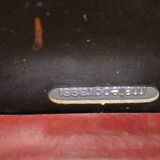 Matteo Grassi high stool in leather and metal