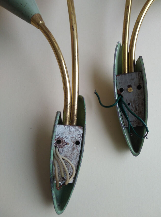 "Flower" wall sconces - 1950s/60s