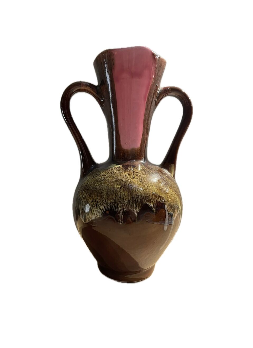 Amphora vase in the Fat Lava style.