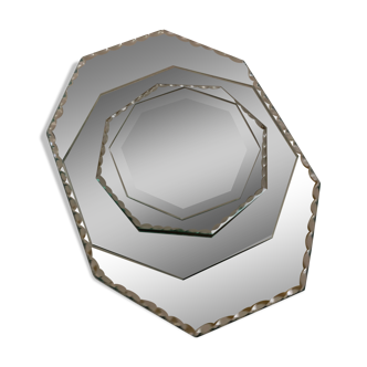 Set of bevelled mirrors to lay