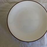 set of 12 flat plates in Siena enameled earthenware by KMK Scandinavian 1965