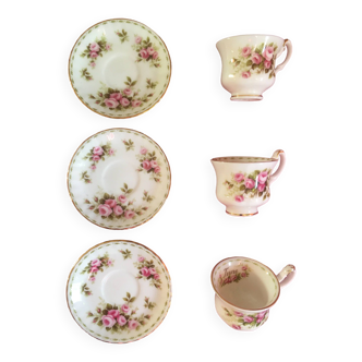 Mini bone china porcelain cups - royal albert