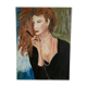 Portrait painting on canvas