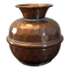 Small copper candle holder