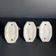 Set of 3 porcelain hooks