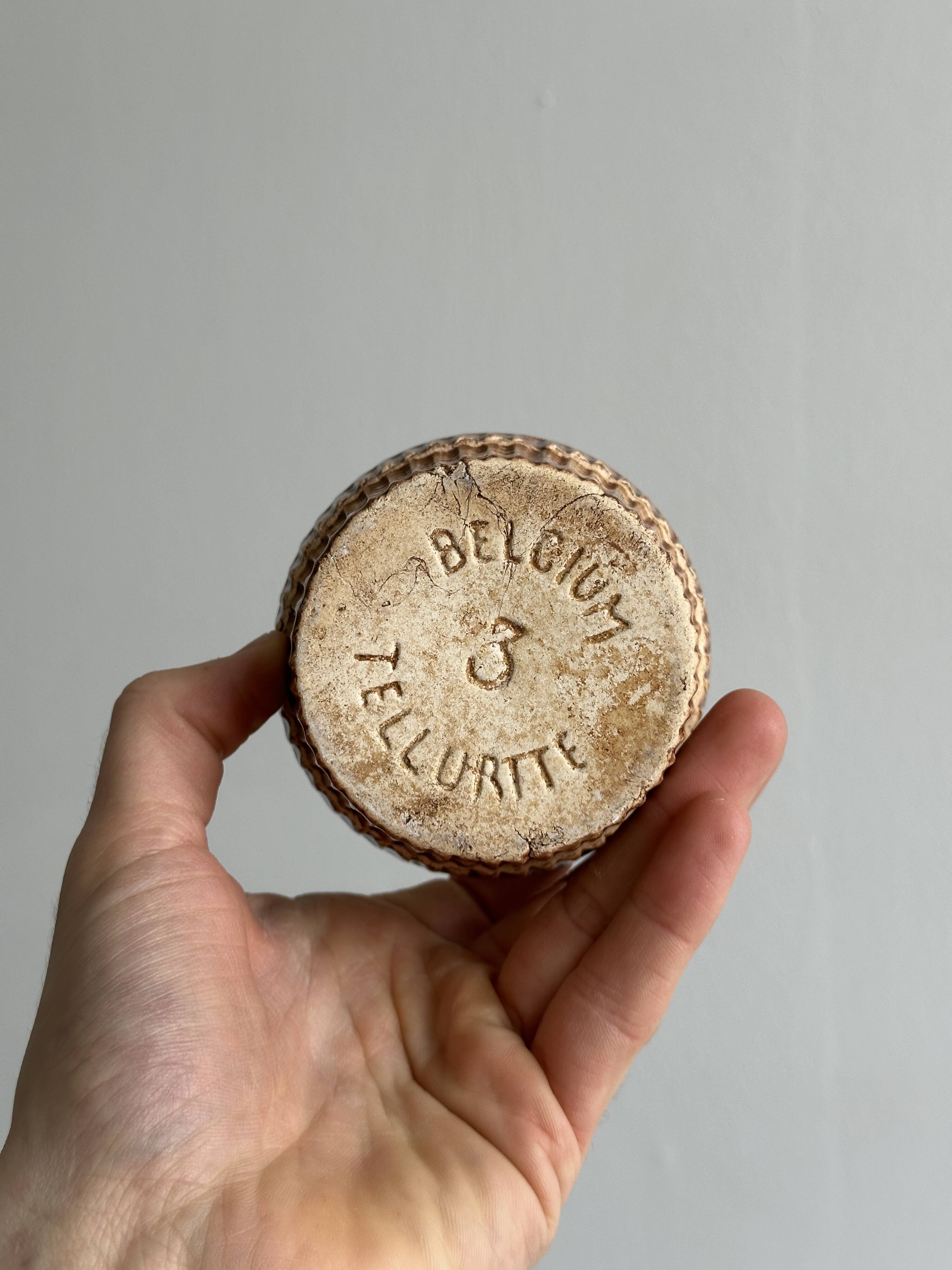 8 ramekins in old Belgian ceramic