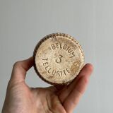 8 ramekins in old Belgian ceramic