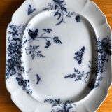 Plat faience anglaise XIXe BWM&co