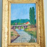 Tableau paysage francais