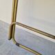 Pair of vintage 1950s Lafuma black folding chairs