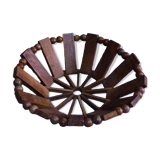 Wooden fruit basket