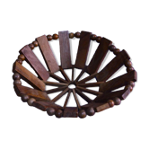 Wooden fruit basket