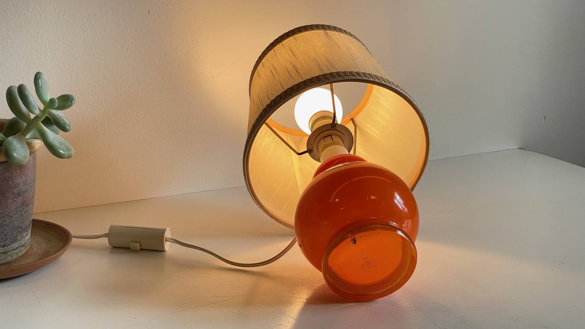 Pair of vintage lamps from the 70s