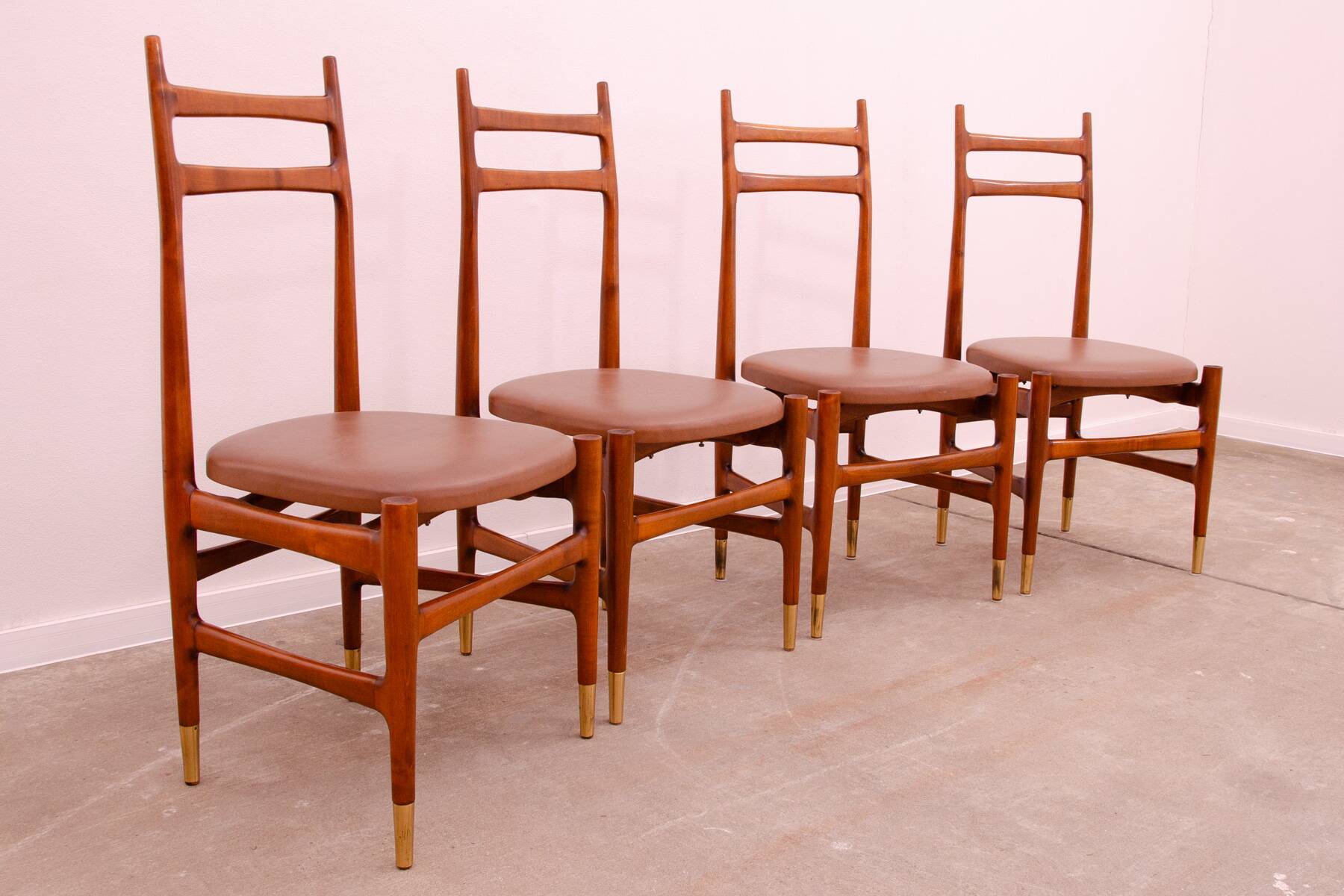 Chaises de salle à manger de Sedláček & Vyčítal, Tchécoslovaquie, années 1960