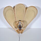 Rattan wall lamp 1970