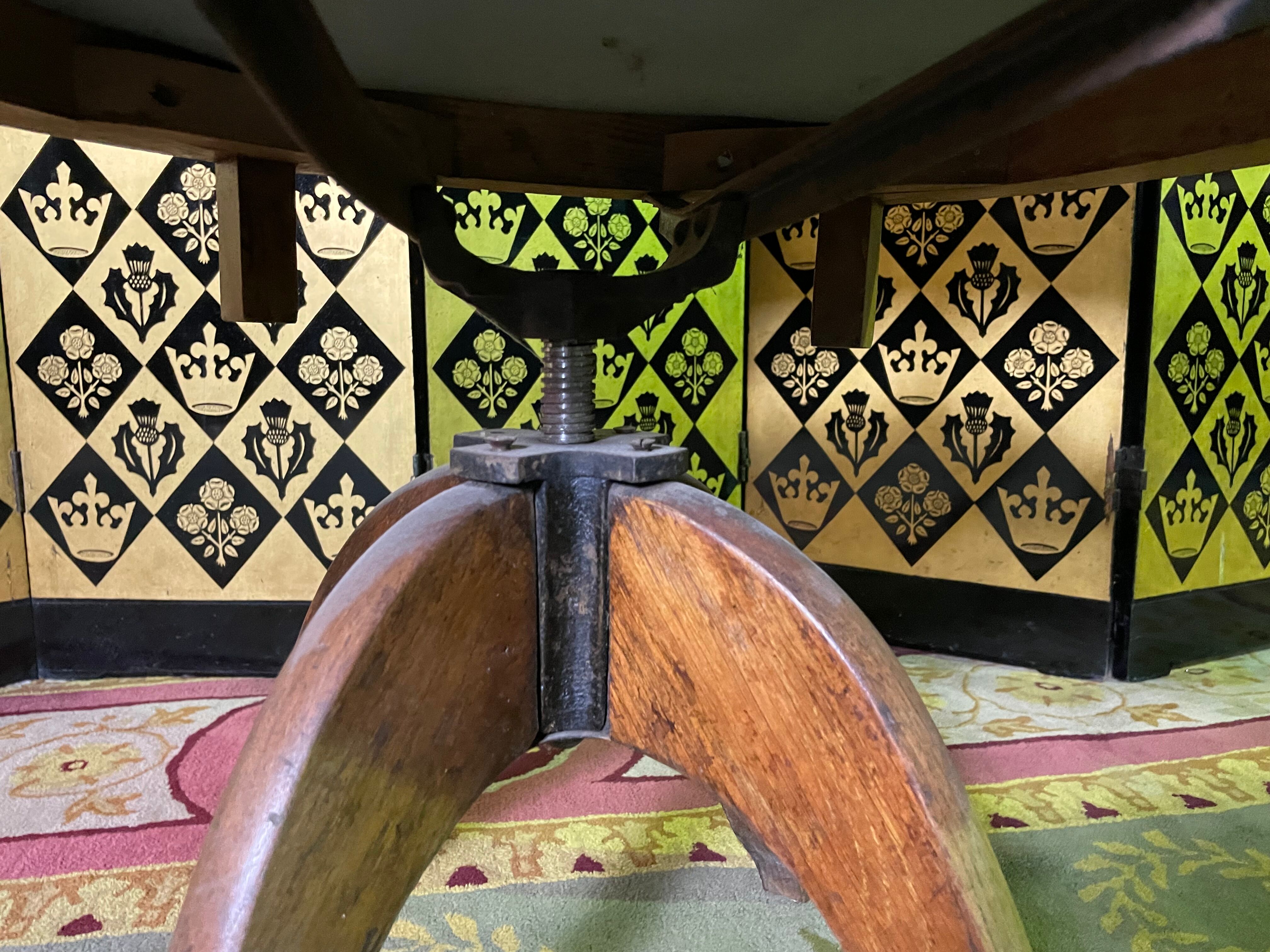 Swivel office chair Art Deco era