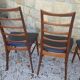 4 chaises Koefoeds modéle Lis en palissandre, Danemark