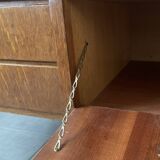 Vintage chest of drawers / sideboard from the 50s in golden oak