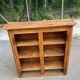 Vintage solid oak bookcase from the 18th century