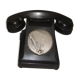 Telephone bakelite, 1940 model sncf u43