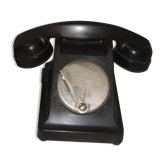 Telephone en bakélite, 1940 modèle u43 de la sncf