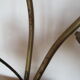 Golden metal brass flower lamp