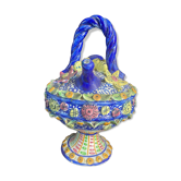 Bouteille botijo en barbotine, 1900