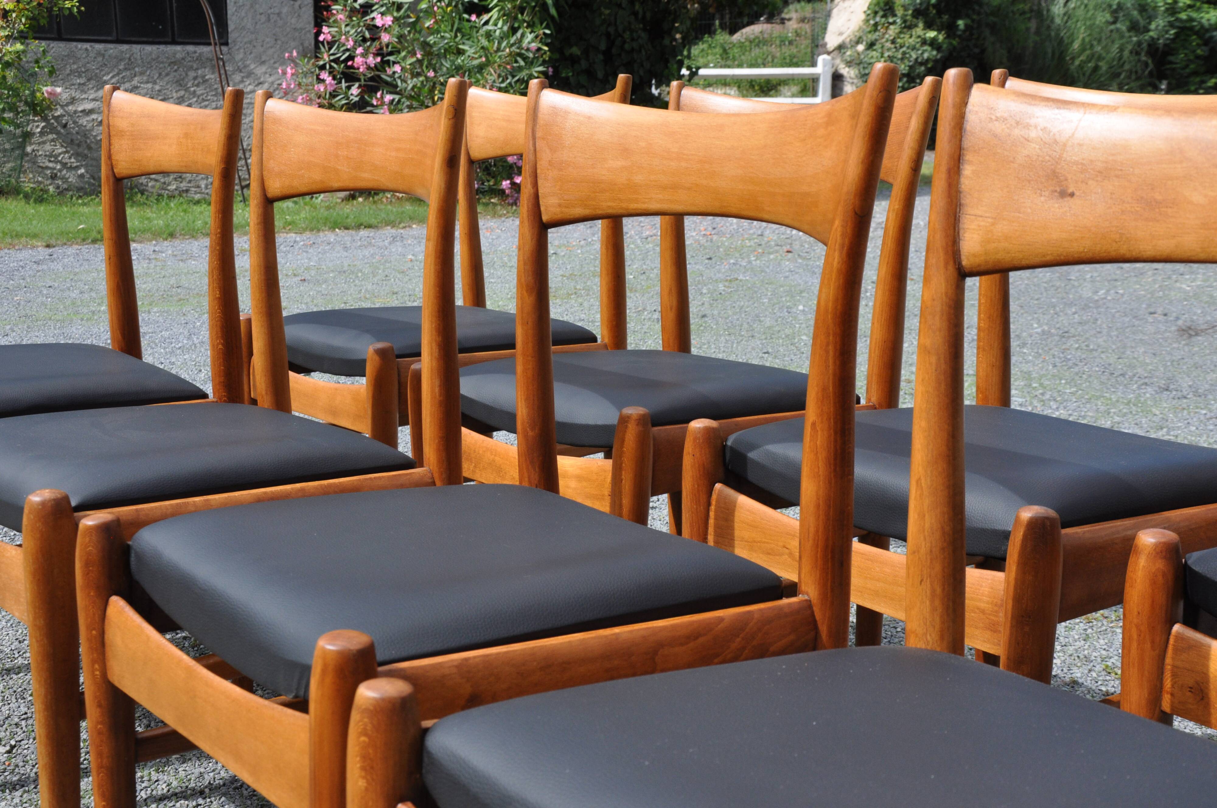 8 Scandinavian-style chairs