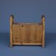 Vintage pine magazine stand, 1970s