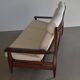 Reupholstered Mid Century Highback Sofa