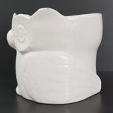 Cache-pot chouette 1970 vintage
