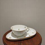 Limoges porcelain cup and tray: a selfish one