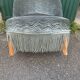 Chauffeuse vintage en velours