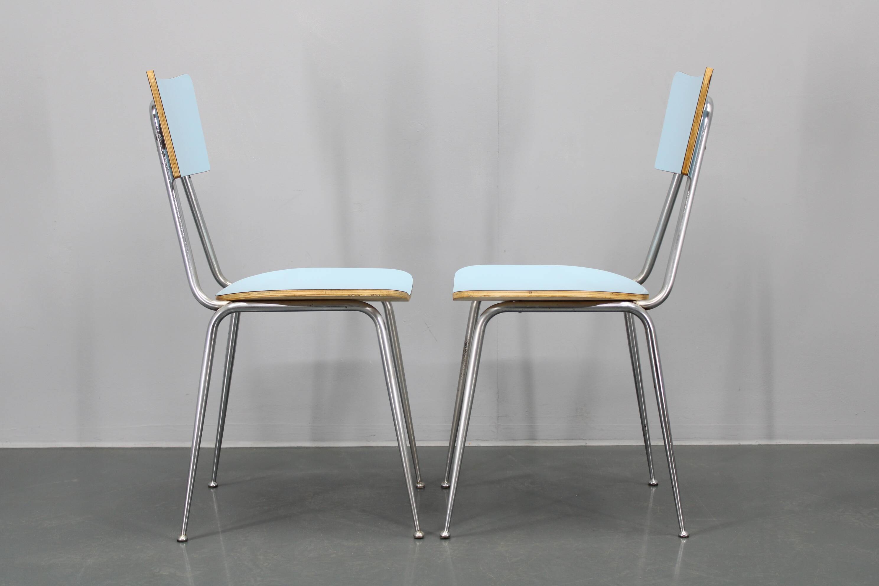1970s Set of Five Dining Chairs , Italy