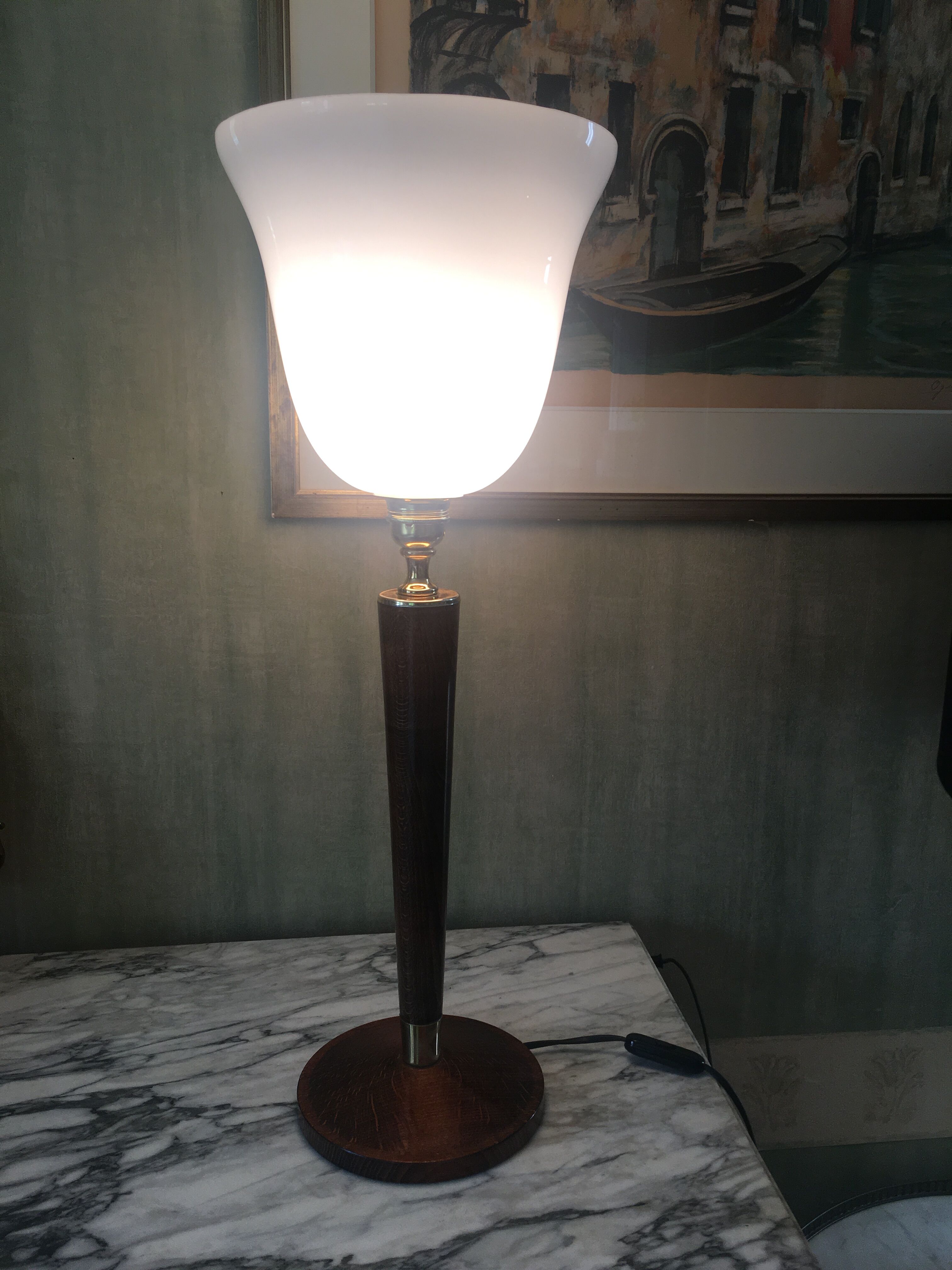 Mazda art deco lamp